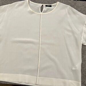 Peserico Size 42/M/US 6 100% Silk Blouse